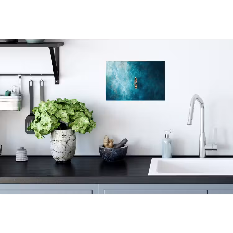 Muursticker - Bootje - Water - Blauw — 2