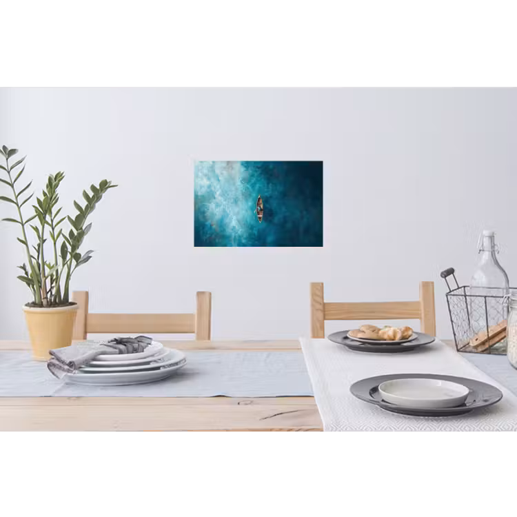 Muursticker - Bootje - Water - Blauw — 3