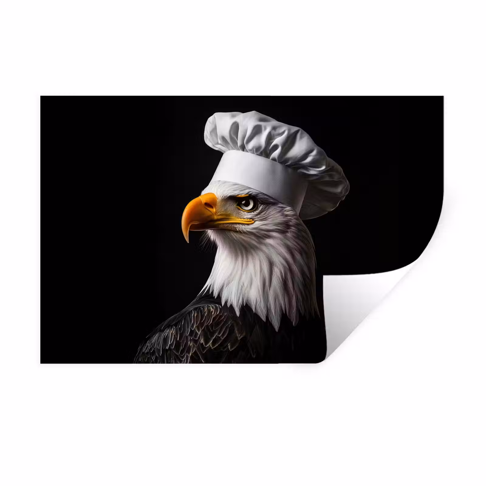 Muursticker - Arend -Amerika - Koksmuts - Vogel - Stoer — 1