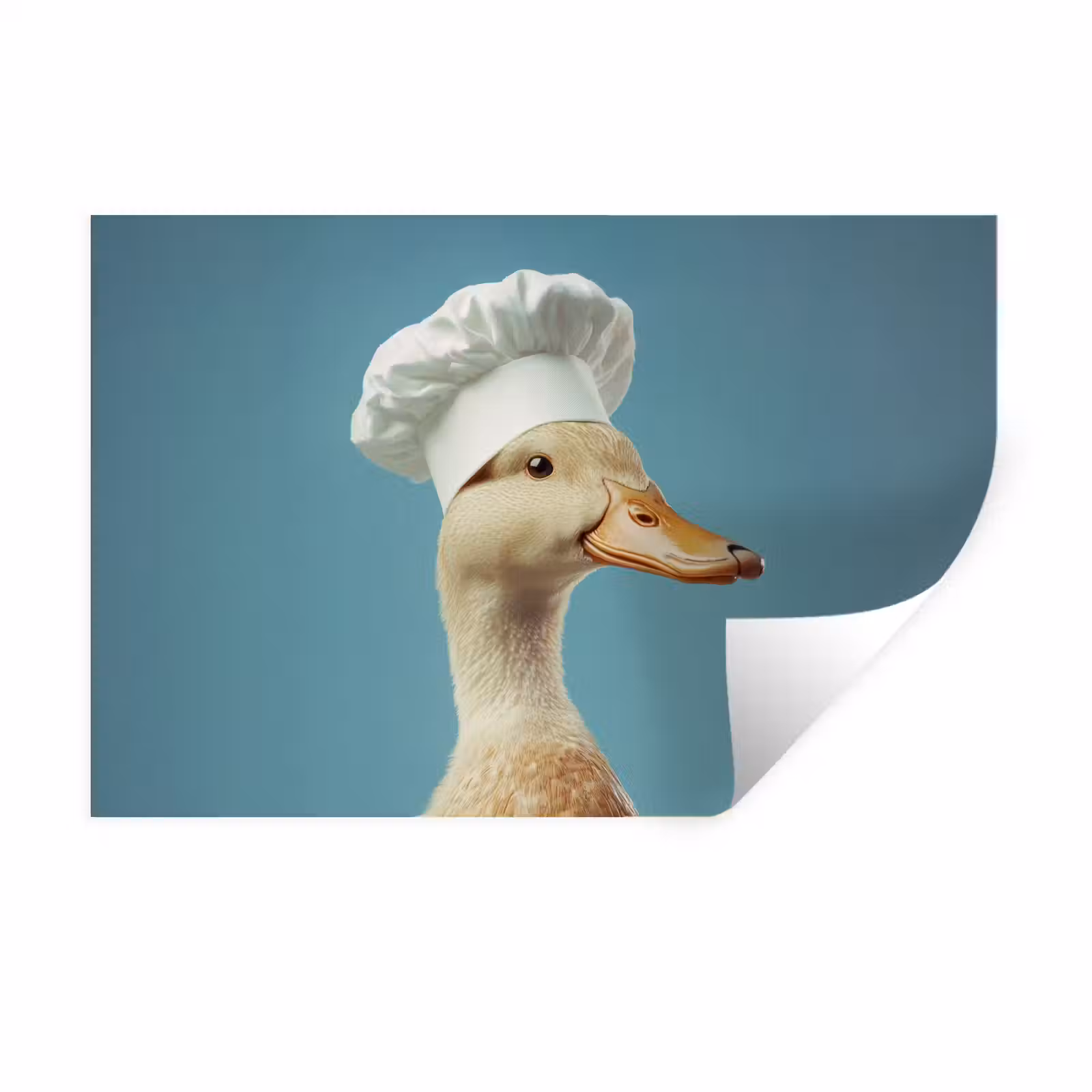 Muursticker - Eend - Koksmuts - Cute - Vogel — 1