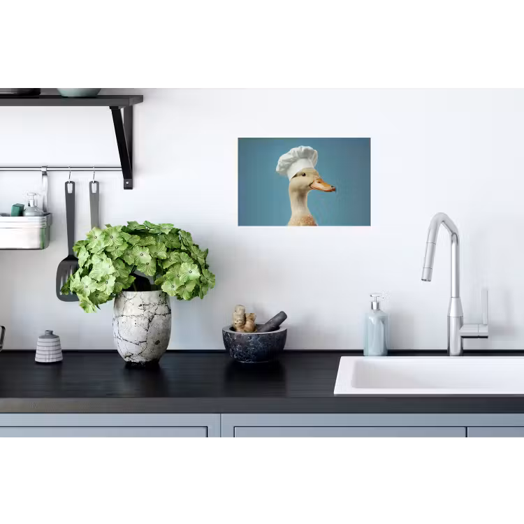 Muursticker - Eend - Koksmuts - Cute - Vogel — 2