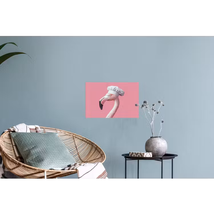 Muursticker - Flamingo - Roze - Koksmuts - Vogel — 4