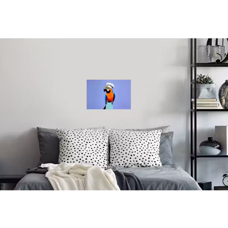 Muursticker - Papegaai - Koksmuts - Vogel - Leuk — 5