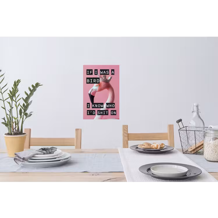 Muursticker - Flamingo - Roze - Vogel - Decoratie — 3