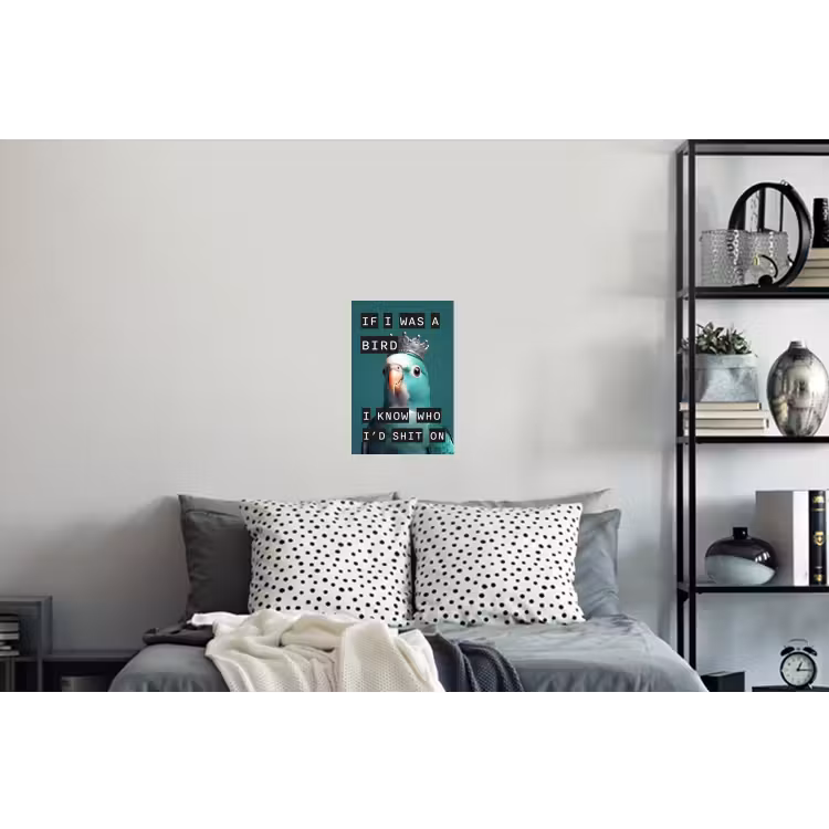 Muursticker - Parkiet - Turquoise - Quotes - Decoratie — 5