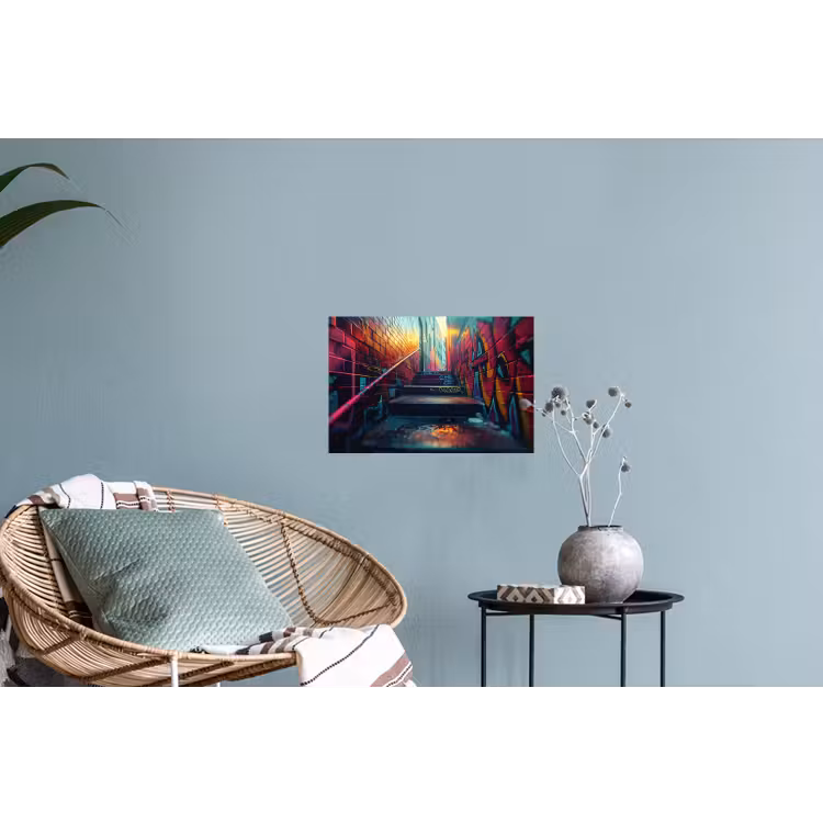 Muursticker - Architectuur - Neon - Trap - Graffiti — 4