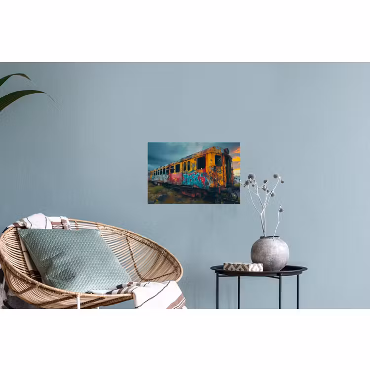 Muursticker - Graffiti - Trein - Street art - Verlaten — 4