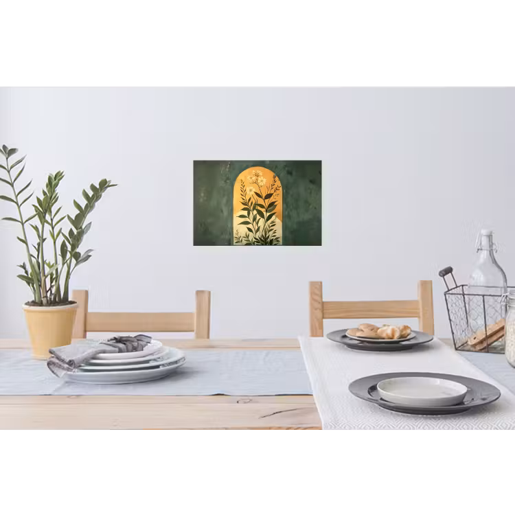 Muursticker - Plant - Bloemen - Wit — 3