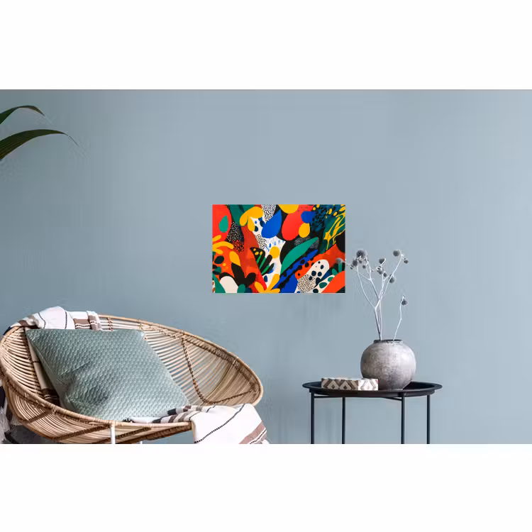 Muursticker - Abstract - Planten - Vormen - Kleurrijk — 4