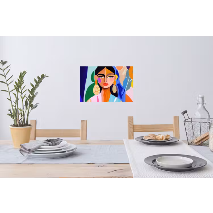 Muursticker - Portret - Vrouw - Modern — 3
