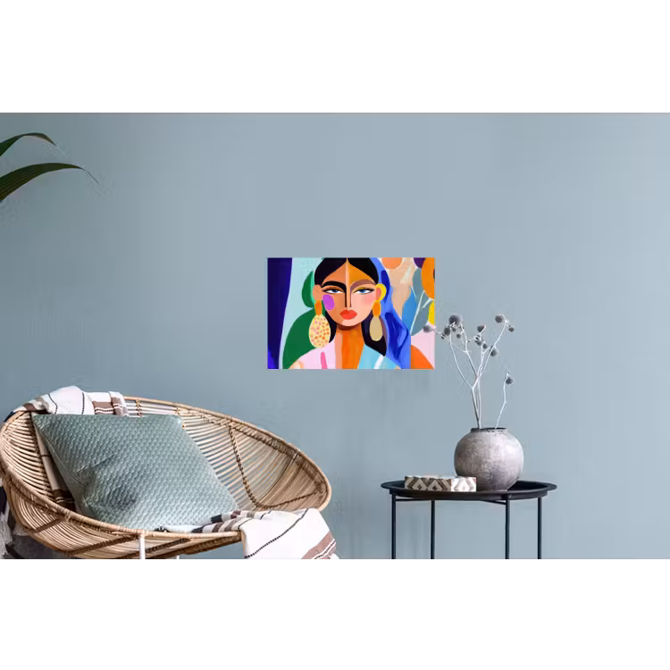 Muursticker - Portret - Vrouw - Modern — 4