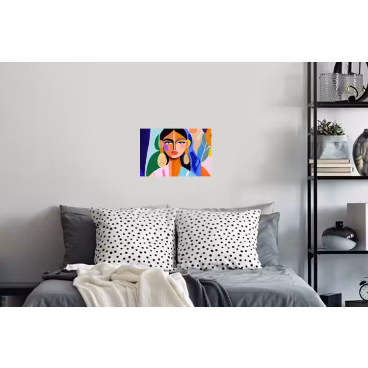 Muursticker - Portret - Vrouw - Modern — 5