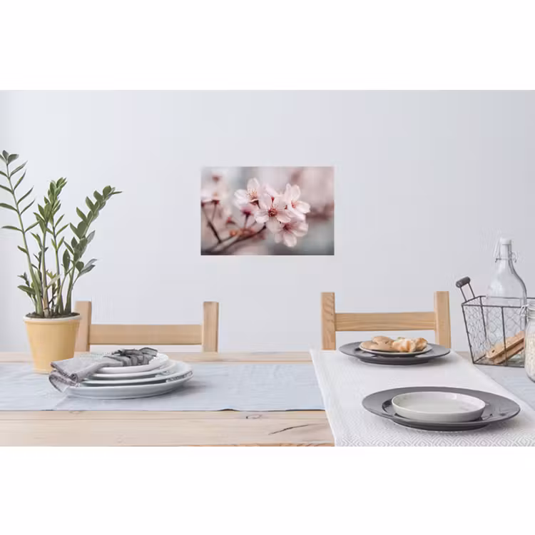 Muursticker - Bloesems - Meeldraden - Geel - Wazig — 3