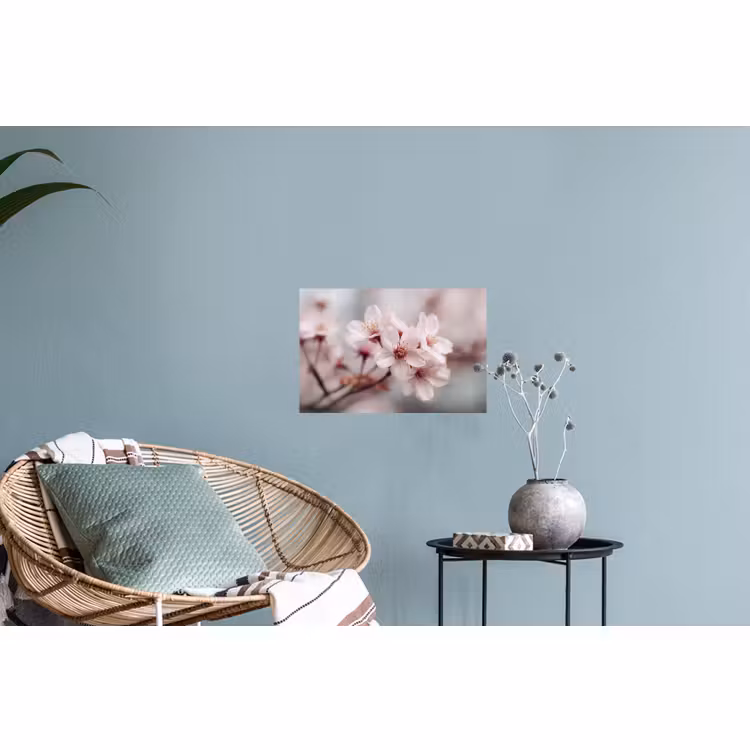 Muursticker - Bloesems - Meeldraden - Geel - Wazig — 4