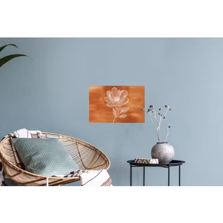 Muursticker - Bloem - Minimalistisch - Wit — 4