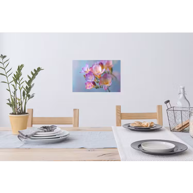 Muursticker - Bloemen - Paars - Overloop - Meeldraden — 3