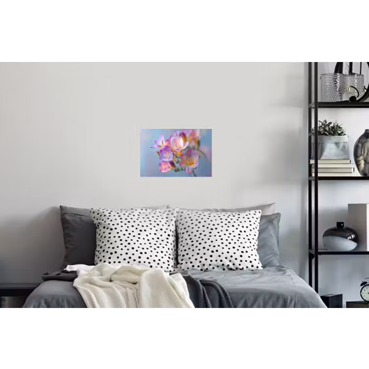 Muursticker - Bloemen - Paars - Overloop - Meeldraden — 5