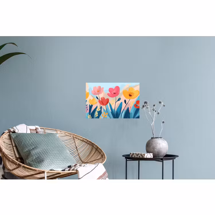Muursticker - Illustratie - Bloemen - Kleurrijk — 4