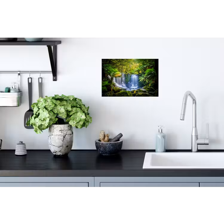 Muursticker - Jungle - Waterval - Australië - Planten - Natuur — 2