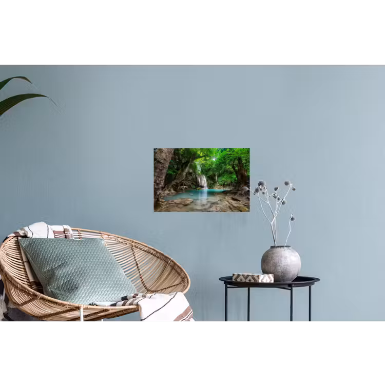 Muursticker - Jungle - Waterval - Planten - Water - Natuur — 4