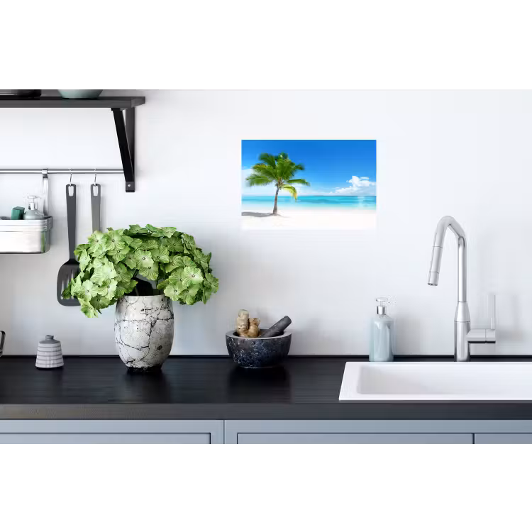 Muursticker - Palmboom - Strand - Zee - Zomer — 2