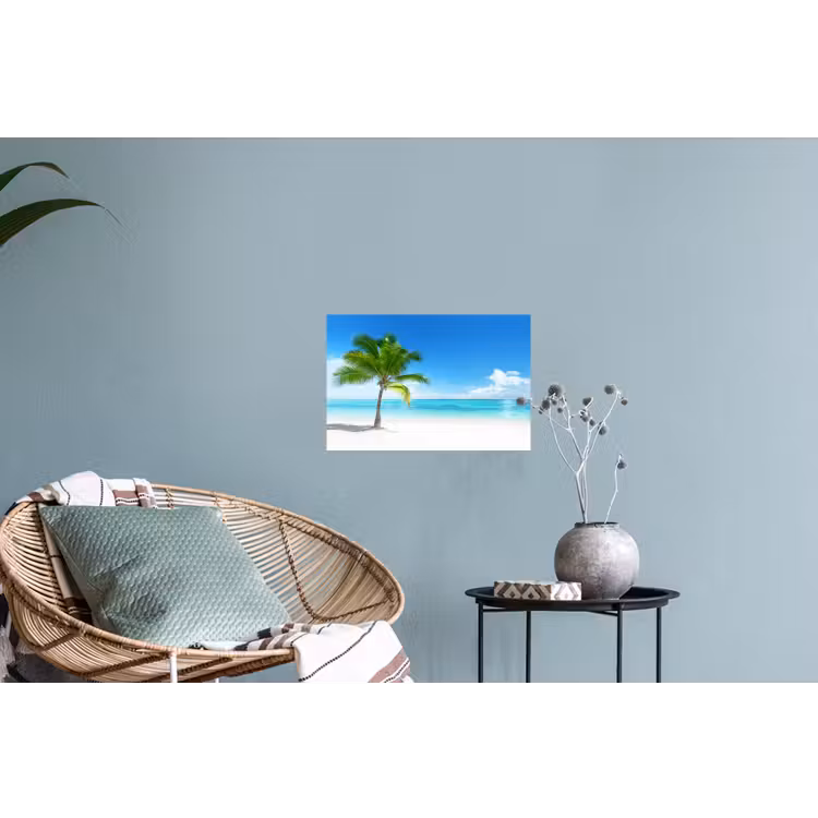 Muursticker - Palmboom - Strand - Zee - Zomer — 4