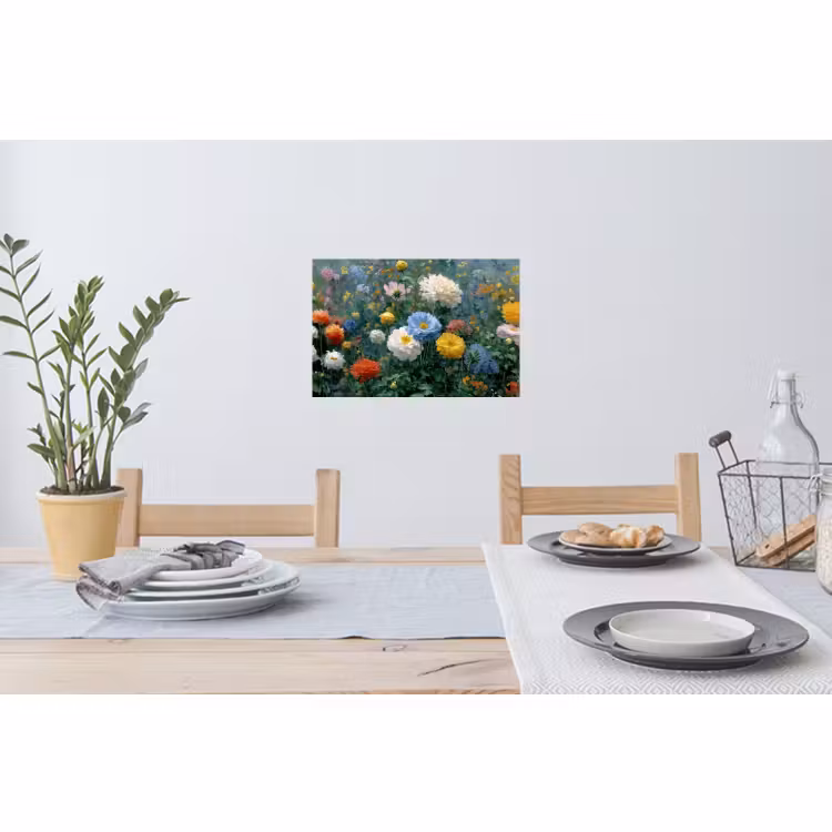 Muursticker - Close-up - Veld - Bloemen - Kleurrijk — 3