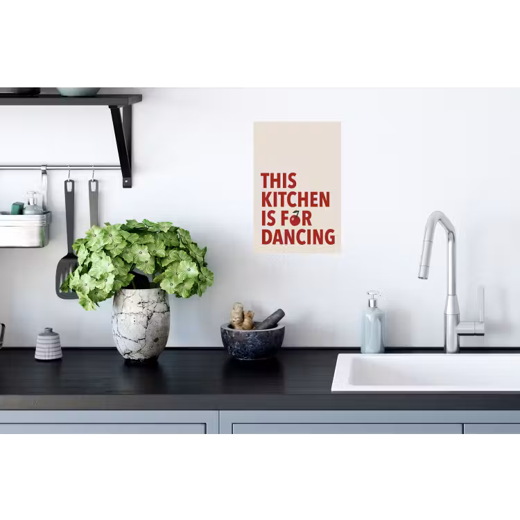 Muursticker - Rood - Quote - Kersen — 2