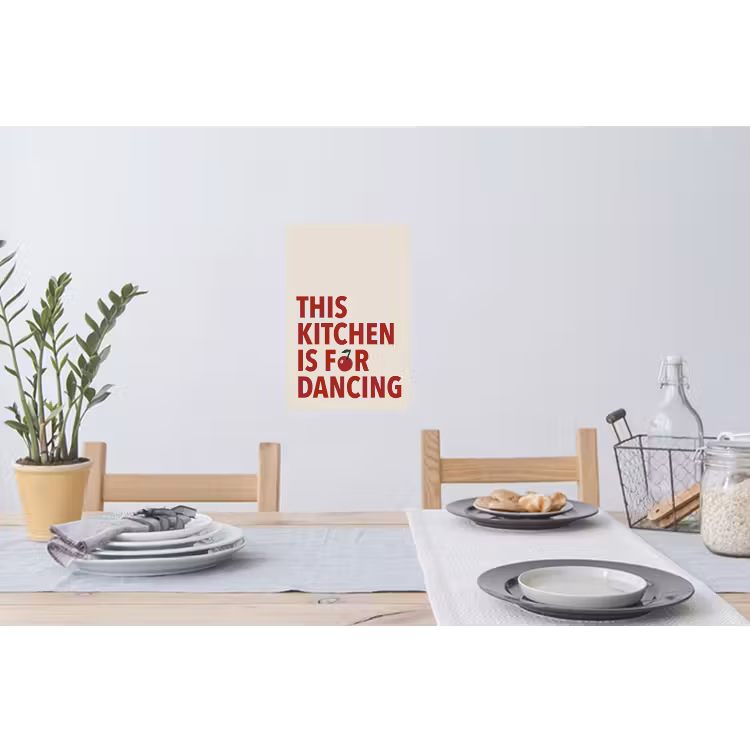 Muursticker - Rood - Quote - Kersen — 3