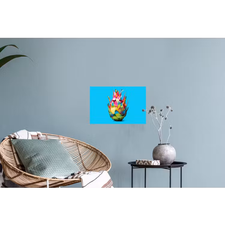 Muursticker - Drakenfruit - Blauw - Levendig — 4