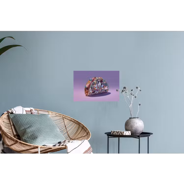Muursticker - Edelstenen - Glitters - Paars - Kleurrijk — 4