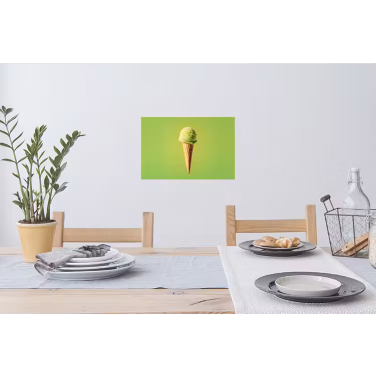 Muursticker - Hoorntje - Schepijs - Groen — 3