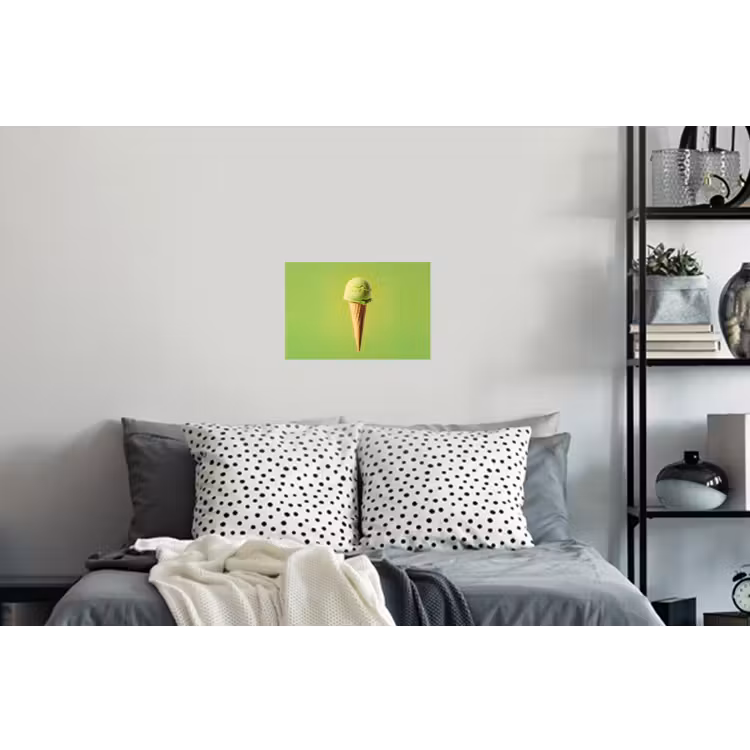 Muursticker - Hoorntje - Schepijs - Groen — 5