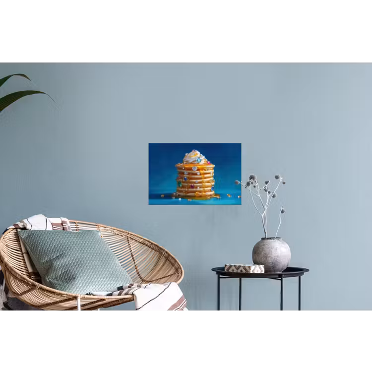 Muursticker - Pannenkoeken - Steentjes - Glitter - Slagroom — 4