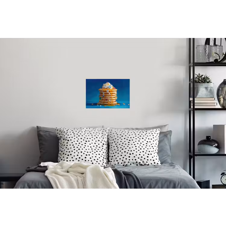 Muursticker - Pannenkoeken - Steentjes - Glitter - Slagroom — 5