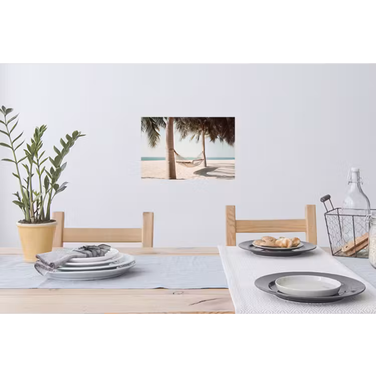 Muursticker - Hangmat - Palmbomen - Strand - Zee — 3