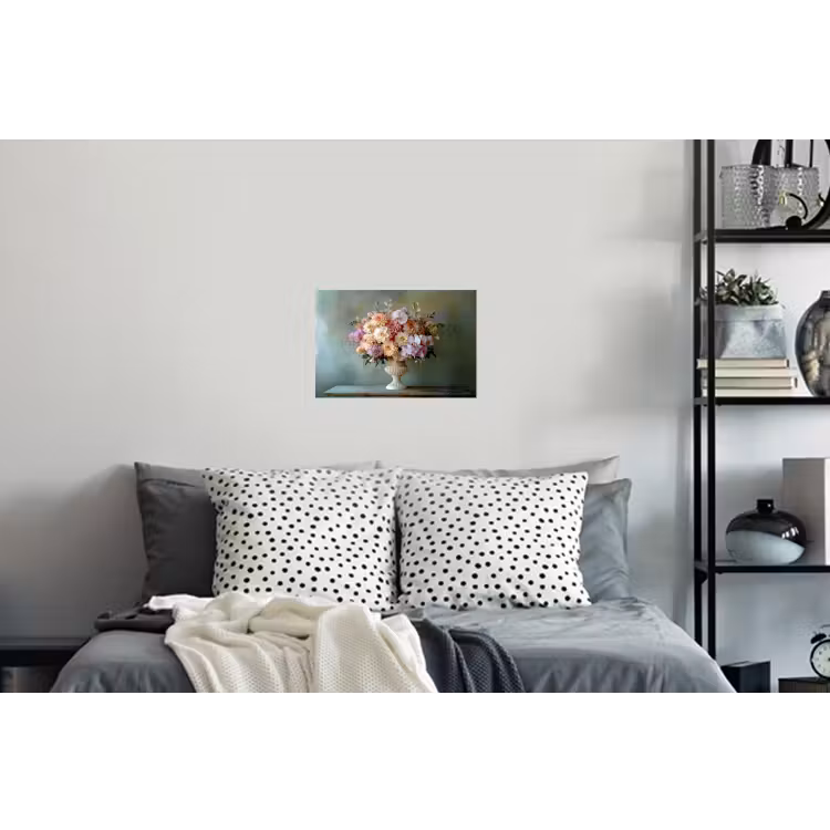 Muursticker - Orchidee - Boeket - Vaas - Bloemen — 5