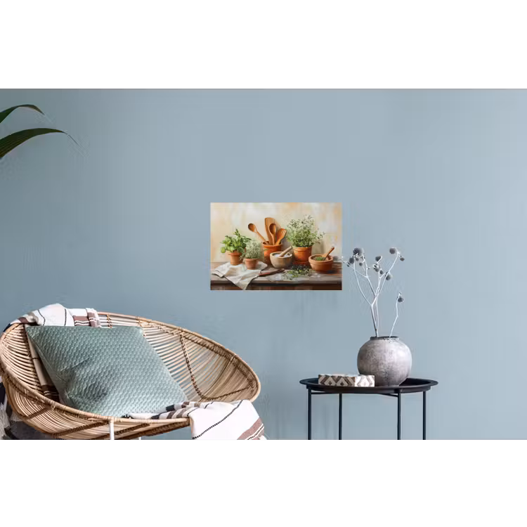 Muursticker - Potten - Kruiden - Hout — 4