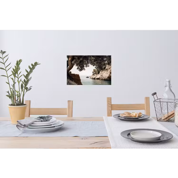 Muursticker - Rotsen - Zee - Boom - Groen — 3