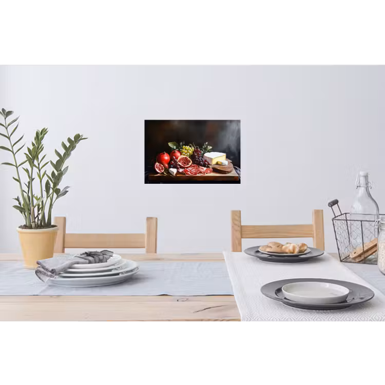 Muursticker - Borrelplank - Stilleven - Vintage — 3