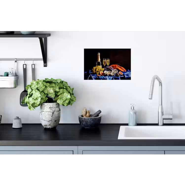 Muursticker - Champagne - Luxe - Oesters — 2
