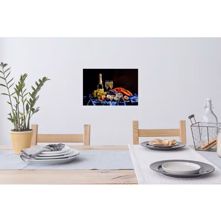 Muursticker - Champagne - Luxe - Oesters — 3