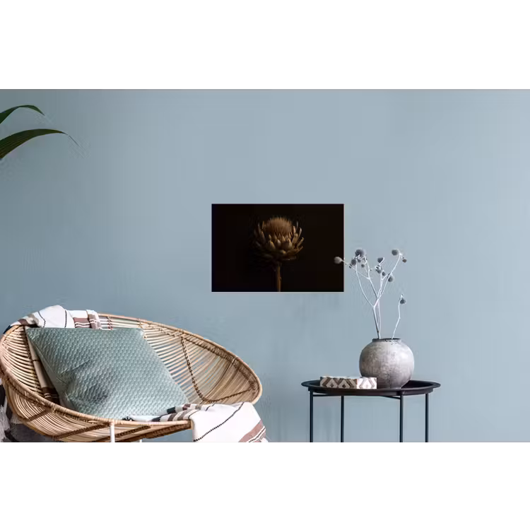 Muursticker - Donkerbruin - Bloem - Textuur - Artisjok — 4