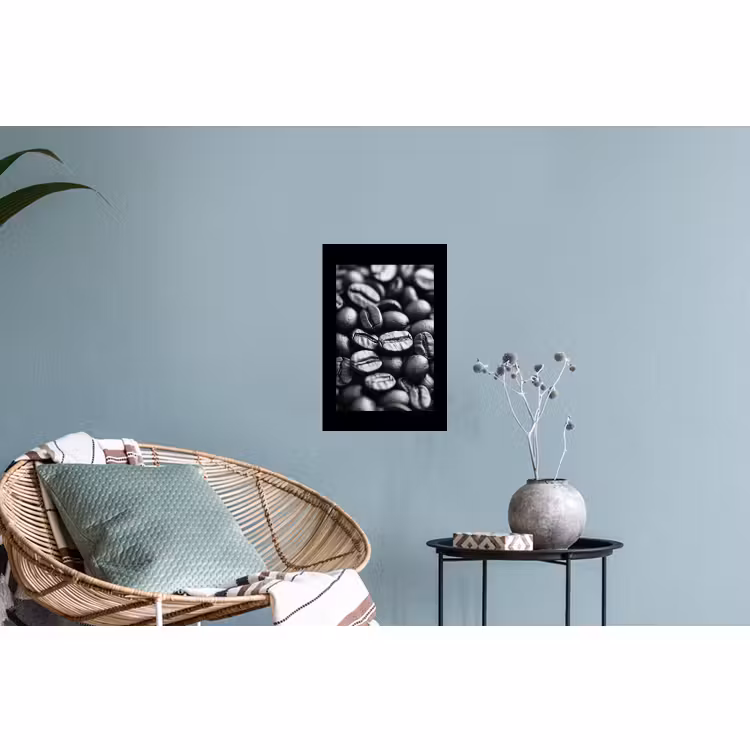 Muursticker - Koffiebonen - Zwart - Vintage — 4