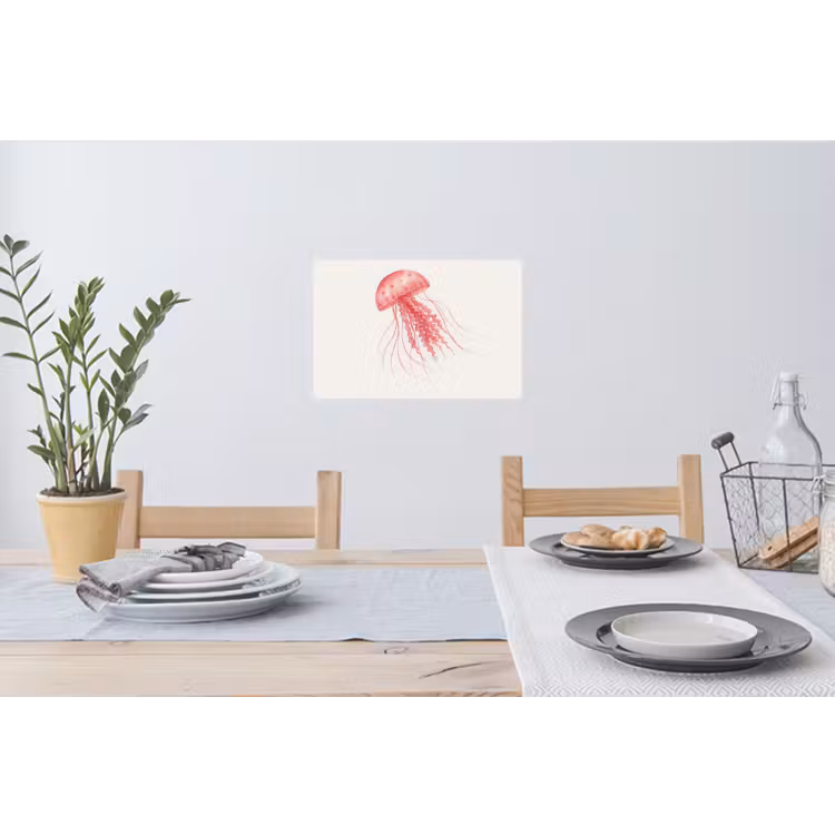 Muursticker - Kwal - Tentakels - Roze — 3