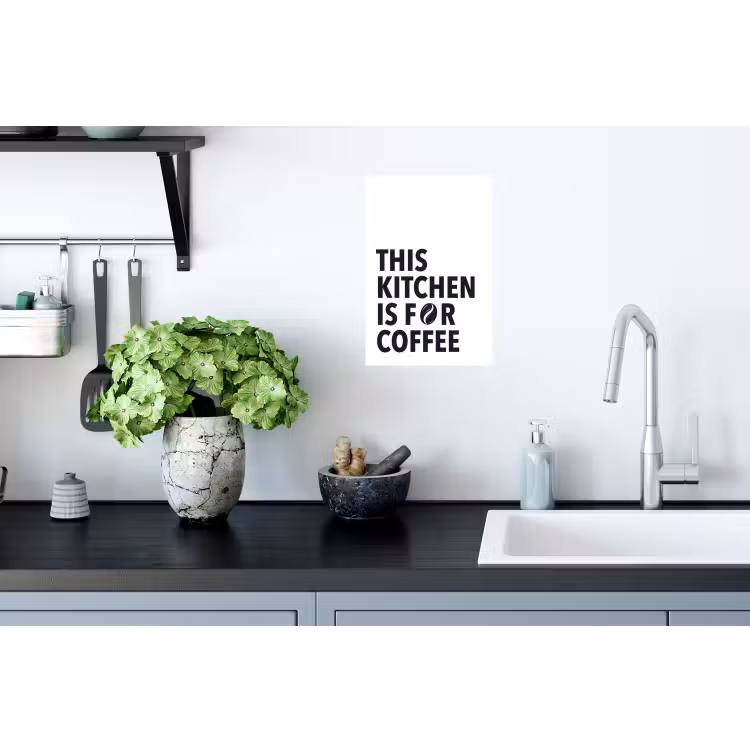 Muursticker - Quotes - Koffie - Bonen - Modern — 2