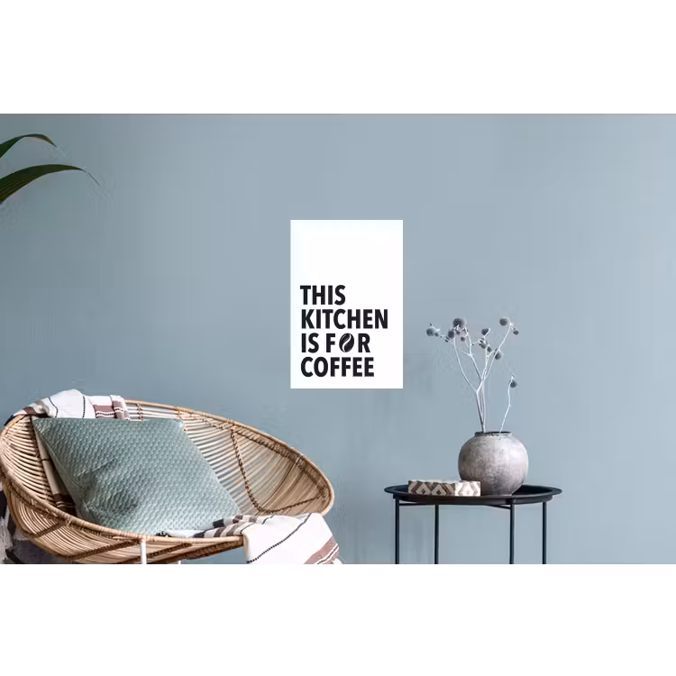 Muursticker - Quotes - Koffie - Bonen - Modern — 4