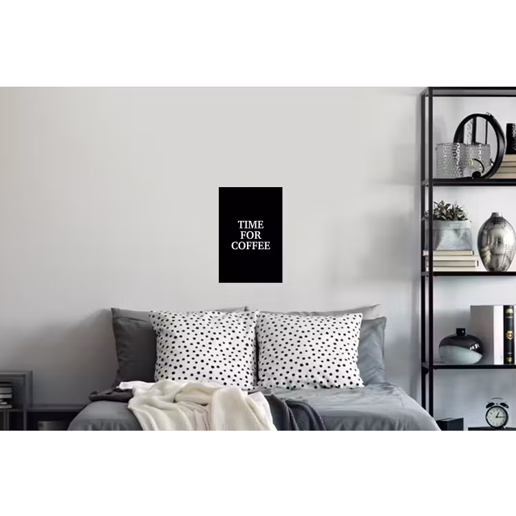 Muursticker - Quotes - Letters - Koffie - Zwart — 5