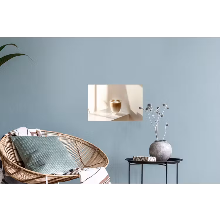 Muursticker - Mok - Latte - Minimalistisch - Schaduw — 4