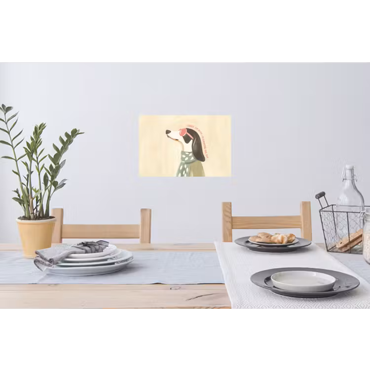Muursticker - Quote - Hond - Zonnebril — 3